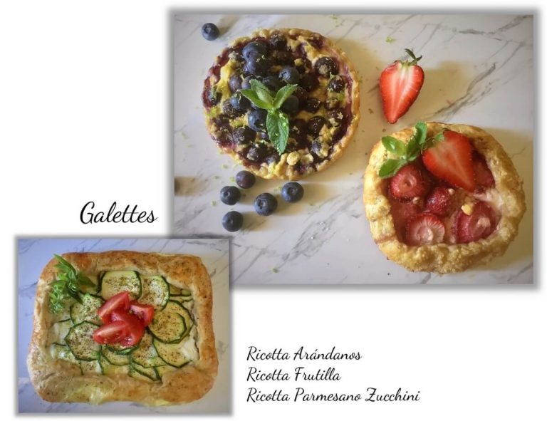 Galette-ricotta-arándanos-frutilla-parmesano