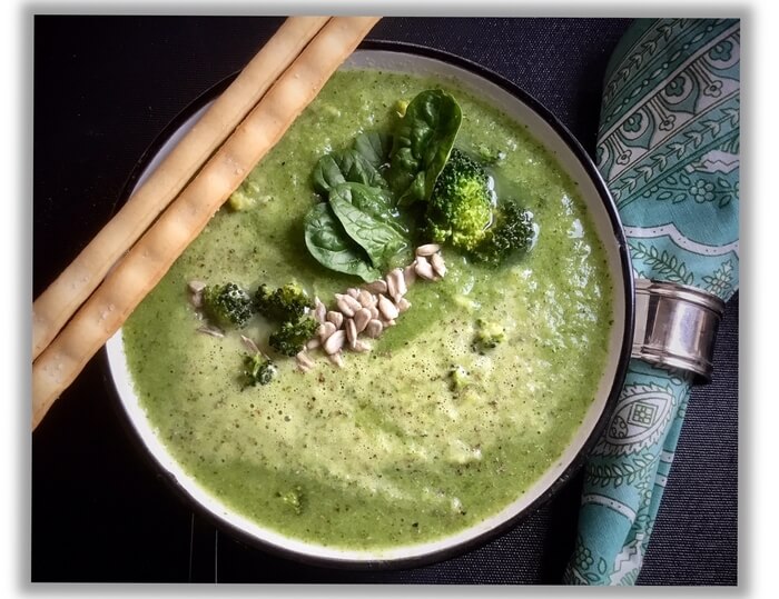 receta vegana sopa de brocoli