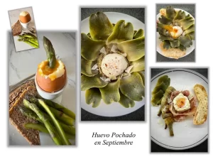receta de huevos pochados
