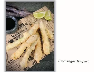 Receta Espárragos Tempura