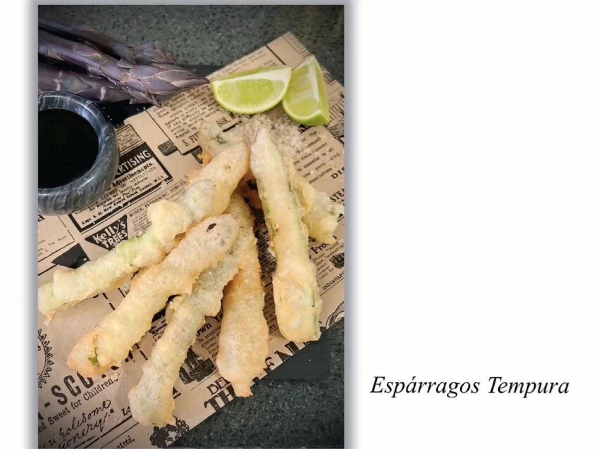 Receta Espárragos Tempura Receta Espárragos Tempura
